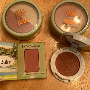 Lot of 4 blushes- Pixi, Seraphine, the Balm